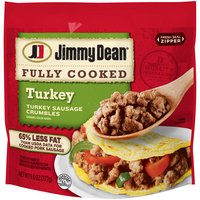 Jimmy Dean Fully Cooked Turkey Sausage Crumbles, 9.6 oz
