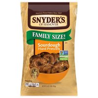Snyder's of Hanover Pretzels, Sourdough Hard Pretzels, Family Size 16 Oz Bag