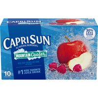 Capri Sun Mountain Cooler Mixed Fruit Flavored Juice Drink, 6 fl oz, 10 count