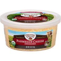 Organic Valley Organic Shredded Parmesan Cheese, 4 Ounce