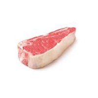 USDA Choice Beef Bone-In, New York Strip Steak, Thin Cut, 1 Pound