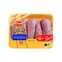 Tyson Boneless/Skinless Chicken Breast, Family Pack, 3.2 pound