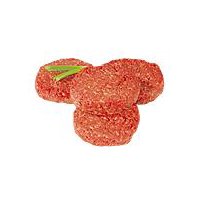 Fresh 80% Lean Ground Beef Patties, 1.3 pound, 1.3 Pound