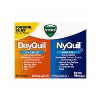Vicks DayQuil and NyQuil Cold & Flu Relief LiquiCaps, 48 Each