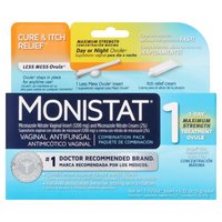 Monistat Maximum Strength 1-Day Treatment Ovule Vaginal Antifungal Combination Pack, 0.32 oz