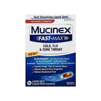Mucinex Fast Max Severe Cold Liquid Gels, 16 each