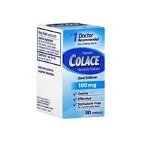 Colace Stool Softener - 100 mg Capsules, 30 Each