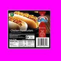 Al Safa Halal Frankfurters - Chicken, 12 oz