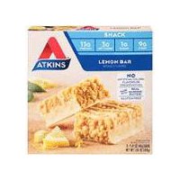 Atkins Lemon Bar, 1.41 oz, 5 count, 5 Each