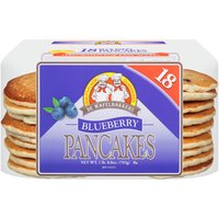 De Wafelbakkers Frozen Blueberry Pancakes, 18 count, 1 lb 8.8 oz, 24.8 Ounce