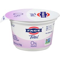 Fage Total 0% Milkfat Greek Strained Yogurt, 6 Ounce