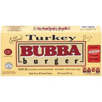Bubba Burger Turkey Burgers, 8 count, 32 oz