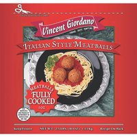 Vincent Giordano Italian Style Meatballs, 2.5 lbs, 40 Ounce