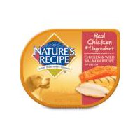 Nature's Recipe Chicken & Wild Salmon Recipe In Broth Dog Food, 2.75 oz