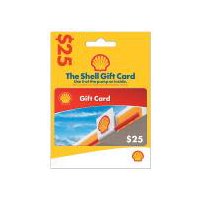 Shell $25 Gift Card, 1 Each