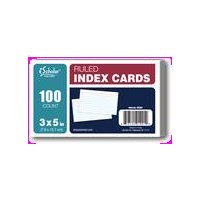 iQ Ruled Index Cards, 100 count