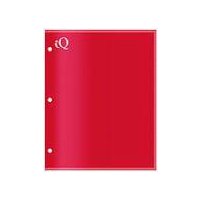 iScholar 2 Pocket Solid Color Laminated Portfolio, 1 each