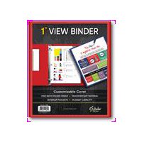 iScholar 3 Ring 1 Inch View Binder Assorted Colors, 1 each, 1 Each