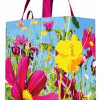 ShopRite Reusable Shopping Bag - Wild Flower Design, 1 each