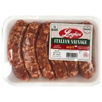 Longhini Hot Italian Sausage, 16 oz