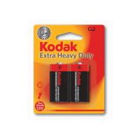 Kodak Super Heavy Duty 1.5V C Zinc, Batteries, 2 Each
