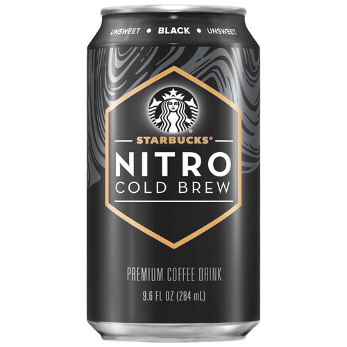 Our signature black cold brew is infused with nitrogen the moment you open it, creating a rush of creamy texture and smooth, delicious taste - without added sugar.