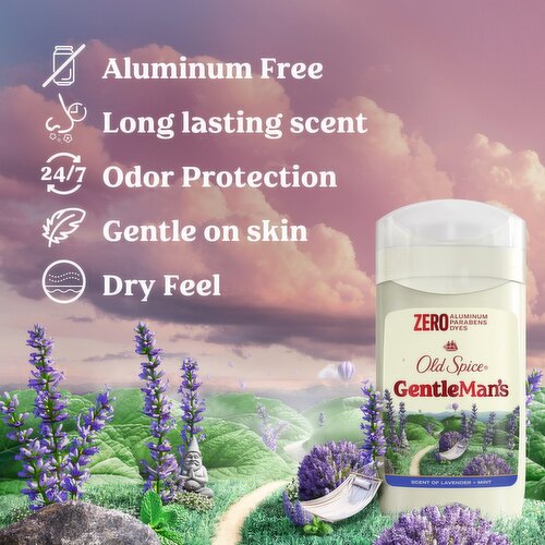 Old Spice Gentleman's Scent of Lavender + Mint Deodorant, 3.0 oz