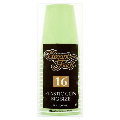 Hefty 20-Count 16-oz Gray Plastic Disposable Cups in the