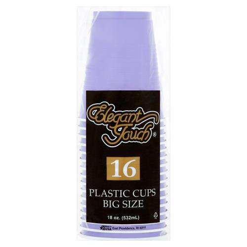 18 oz. Plastic Cups, Lavender