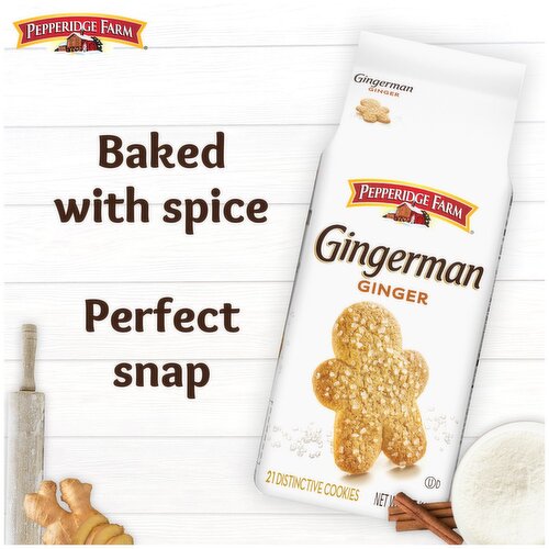 Pepperidge Farm Gingerman Ginger Distinctive Cookies, 21 count, 5