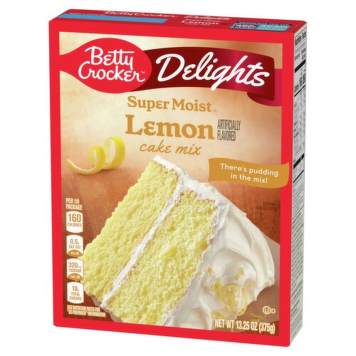Betty Crocker Super Moist Delights Lemon Cake Mix, 13.25 oz