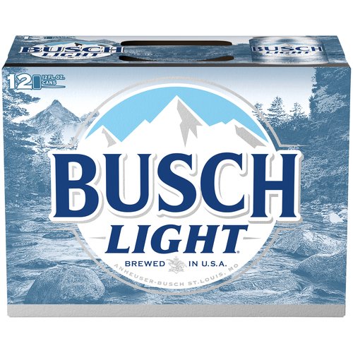 Busch Light Beer - 12 Pack Cans, 144 fl oz