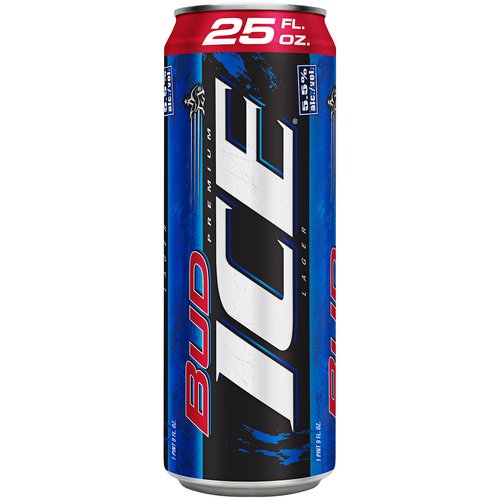 Bud Ice Beer - Single Can, 25 fl oz