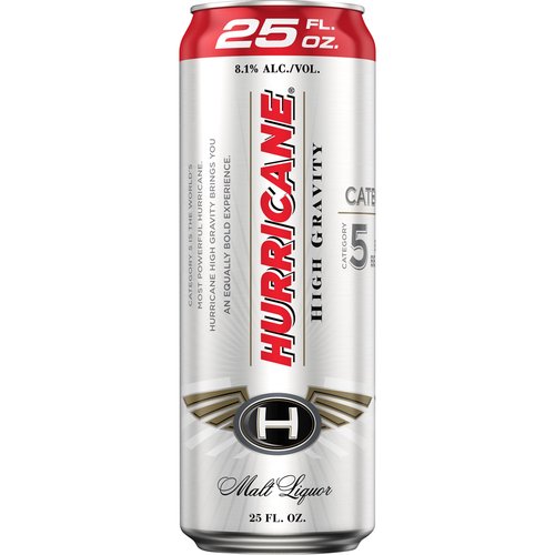 Hurricane High Gravity 6% Malt Liquor - Single Can, 25 fl oz