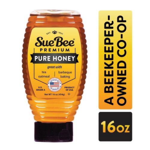 その他 Sue Bee Premium Pure Honey 454g Sue Bee Premium Pure Honey, 16 oz - The Fresh Grocer