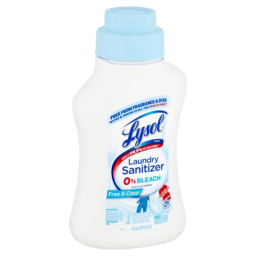 Lysol Free & Clear Laundry Sanitizer, 41 fl oz