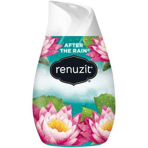 Renuzit After the Rain Gel Air Freshener, 7.0 oz
Nonstop freshness*
*Up to 3 weeks

Multi-Room Usage™