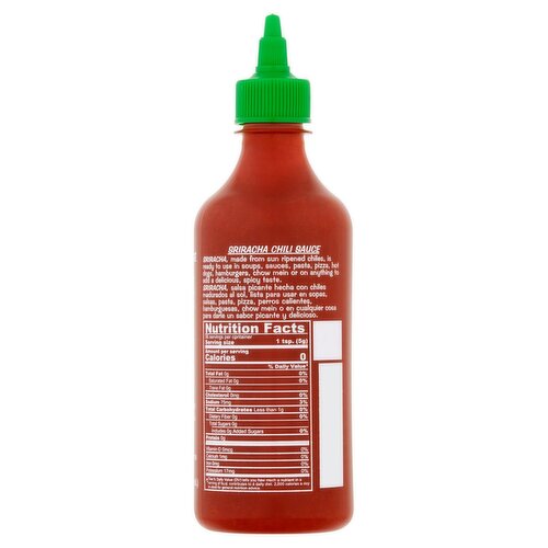 Huy Fong Foods Sriracha Hot Chili Sauce, 17 oz - Fairway Huy Fong Foods Sriracha Hot Chili Sauce, 17 oz - Fairway