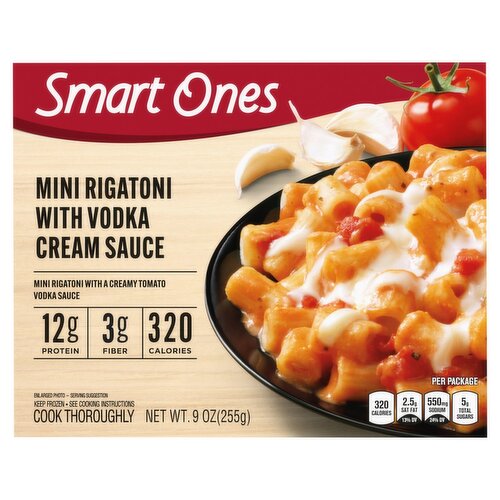 Smart Ones Mini Rigatoni with Vodka Cream Sauce, 9 oz - The Fresh