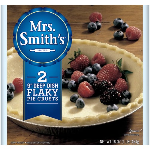 Mrs. Smith's 9'' Deep Dish Flaky Pie Crusts, 2 count, 16 oz
