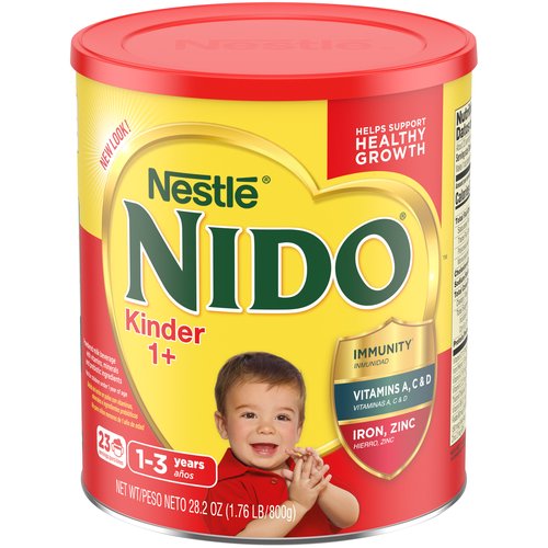 Nestlé Nido Toddler Milk Beverage, Kinder 1+, 1-3 Years, 28.2 oz