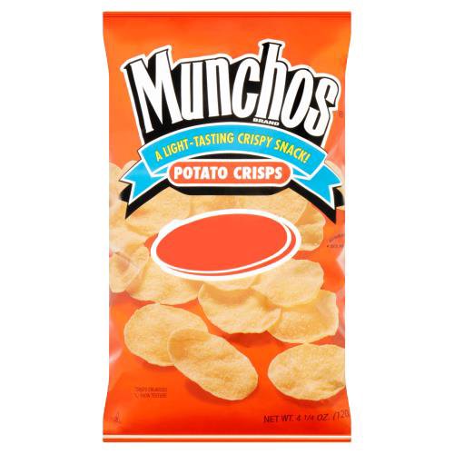 Munchos Potato Crisps, 4.25 oz
Reach for Munchos® crisps when you want a light-tasting snack packed with full potato flavor and a crispy crunch.
Try this delicious snack - You won't believe such a light-tasting crisp is so mouth-watering.