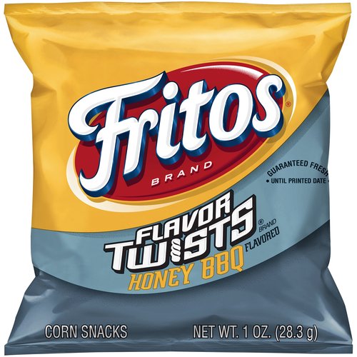 Honey Bbq Twist
1 Ounce

The popularity of FRITOS corn chips puts this iconic snack in a class of its own. From small towns and family barbecues to parties in the big city, this classic snack is still satisfying fans after more than 80 years.