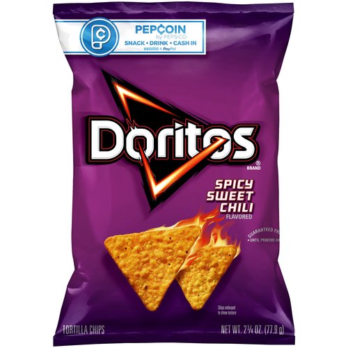 Doritos Spicy Sweet Chili Flavored Tortilla Chips, 2 3/4 oz