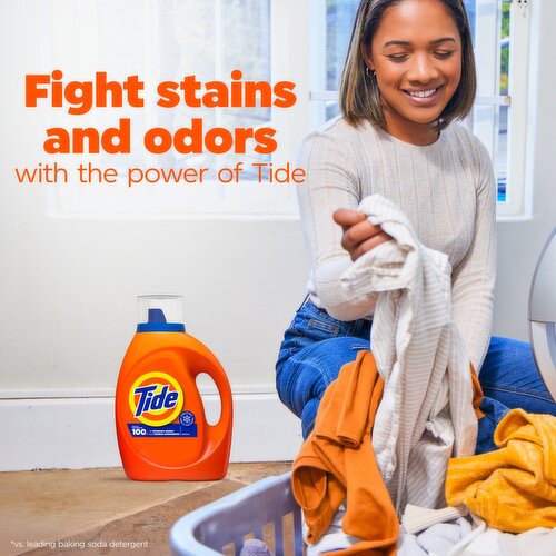 Tide HEC Liquid Laundry Detergent, Original Scent, 60 fl oz, 48 Loads Image 6 of 12
