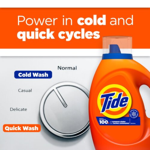 Tide HEC Liquid Laundry Detergent, Original Scent, 60 fl oz, 48 Loads Image 8 of 12
