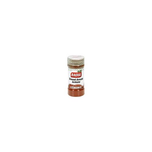 Badia Ground Annatto, 2.75 oz
Badia Annatto Ground is used for color and flavor in a variety of dishes such as rice, vegetables, meat stews, and fish. Annatto is found in the pulp that covers the seeds of a native Caribbean tree.
Badia Spices manufactures, packages, distributes, a wide array of products for the everyday cooking needs, from spices, herbs, seasoning blends, teas, side dishes, olive oils, and more.
Badia is committed to offering the highest quality at the best price.