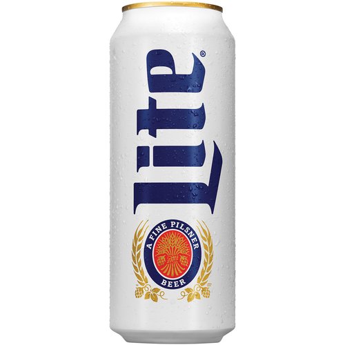 Miller Lite Lager Beer, 24 oz Single Can, 24 fl oz