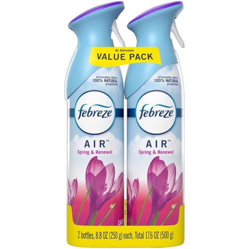 Febreze Plug Air Freshener Serene Vanilla Sunrise, (2) 0.87 oz. Oil Re