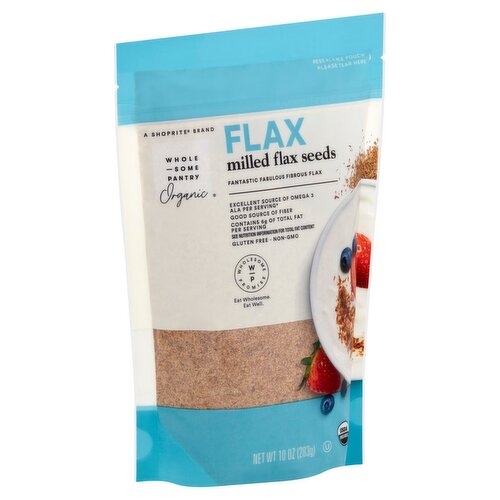 Wholesome Pantry Organic Milled Flax Seeds, 10 oz Image 5 of 5